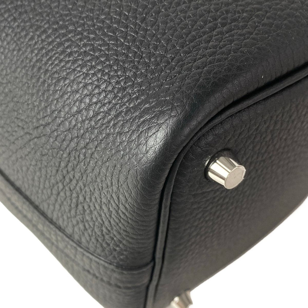 Hermes Handbag Picotin Lock PM Black Silver — view 8