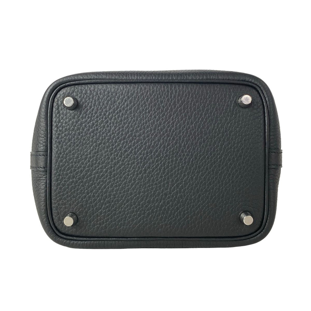 Hermes Handbag Picotin Lock PM Black Silver — view 5