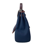 Hermes Handbag Herbag Zip PM Blue Marine Silver — view 2