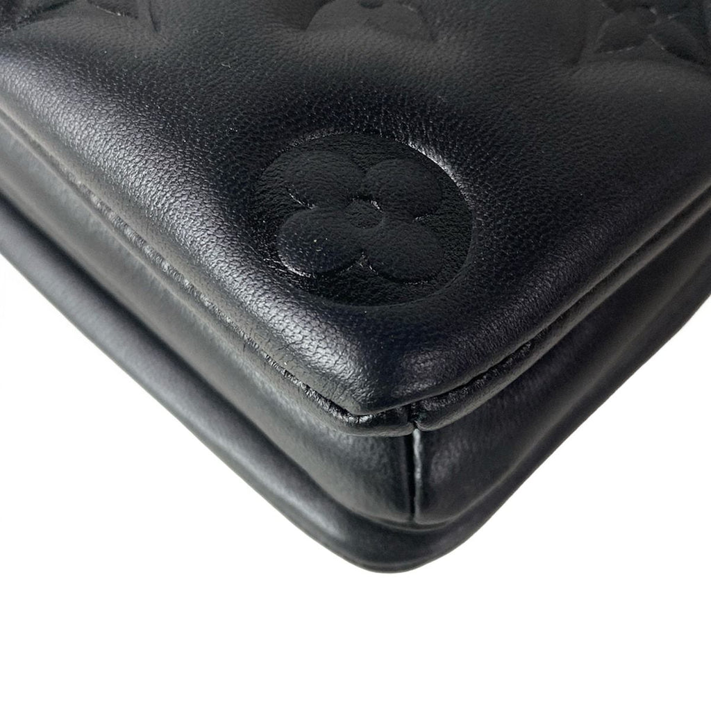 Louis Vuitton Shoulder Bag Cousin Pochette Noir Leather — view 9