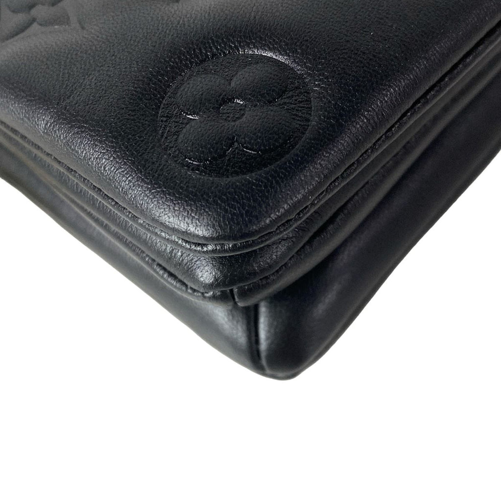 Louis Vuitton Shoulder Bag Cousin Pochette Noir Leather — view 6