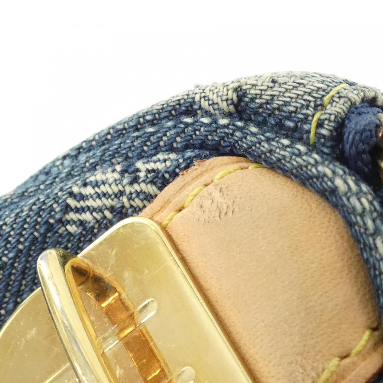 Louis Vuitton Monogram Denim Pochette Trousse Speedy PM Pouch — view 7