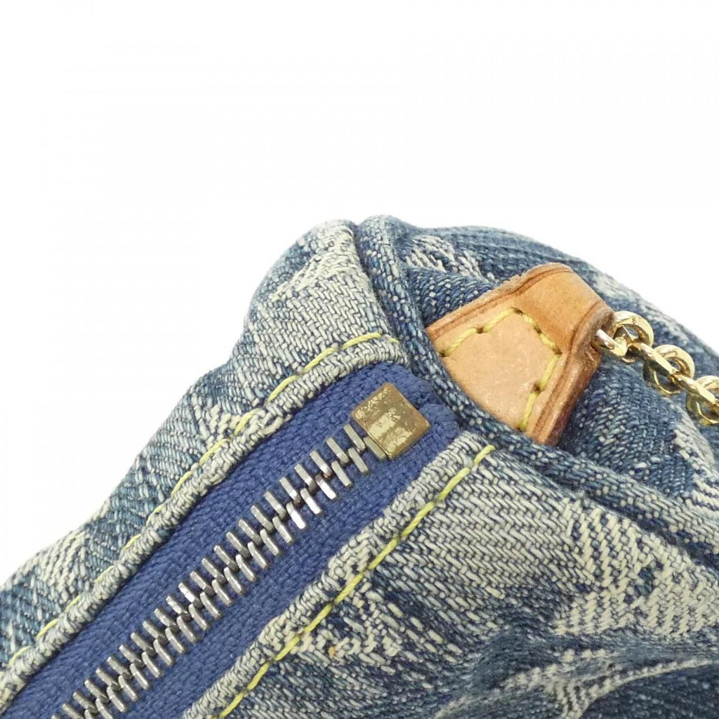 Louis Vuitton Monogram Denim Pochette Trousse Speedy PM Pouch — view 3