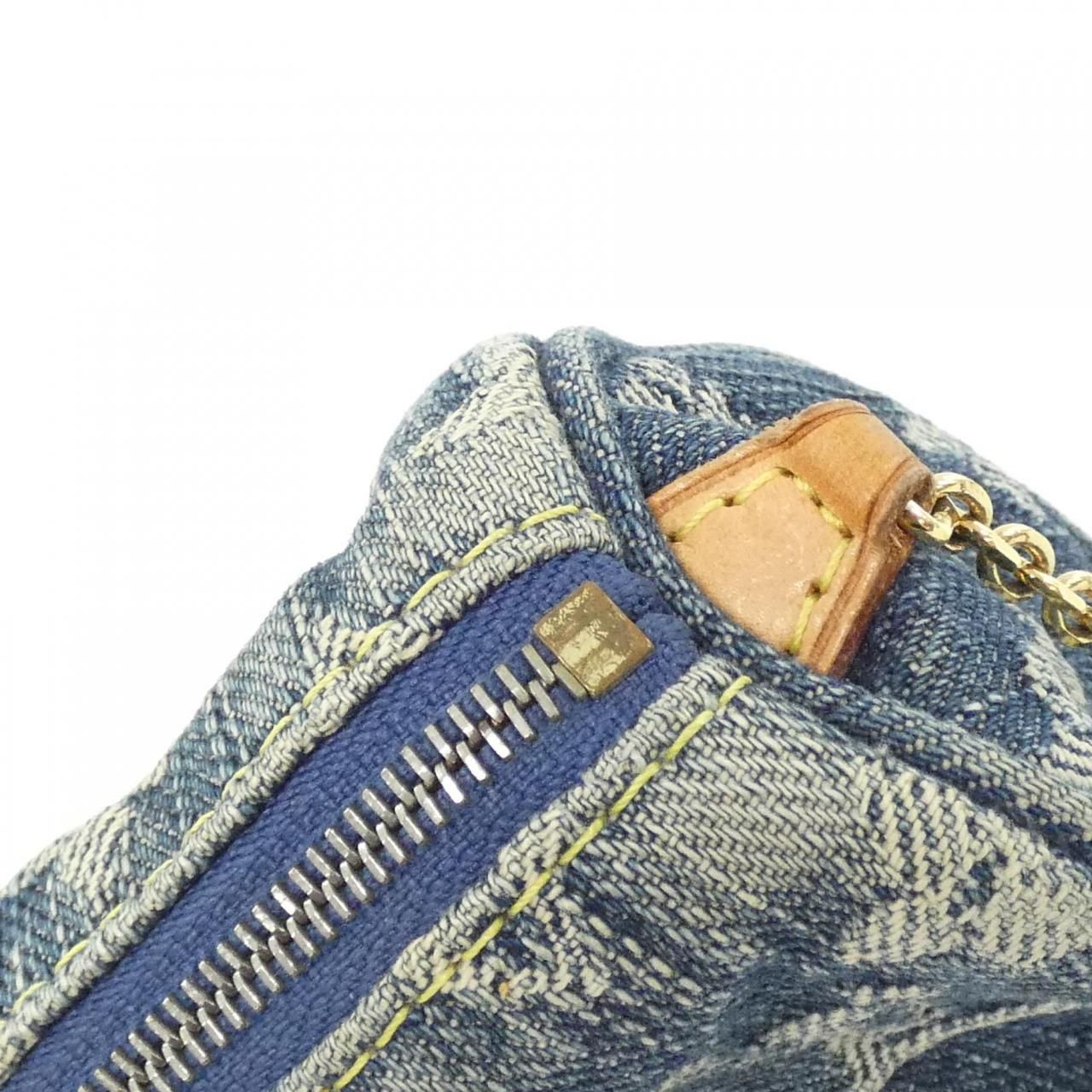 Louis Vuitton Monogram Denim Pochette Trousse Speedy PM Pouch — view 3