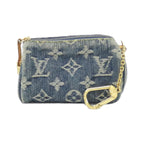 Louis Vuitton Monogram Denim Pochette Trousse Speedy PM Pouch