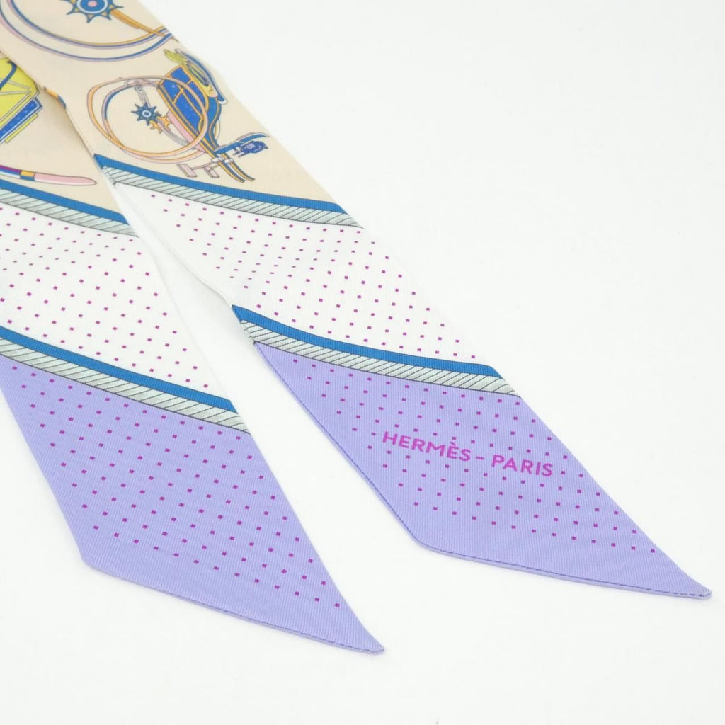Hermes Twilly Scarf Yellow — view 2