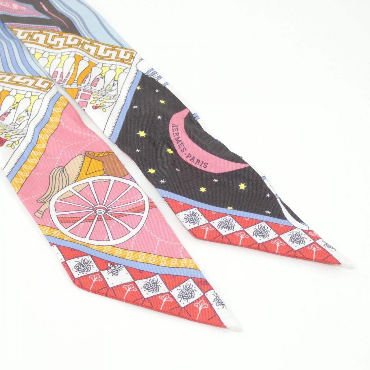 Hermes Objets de Curiosite Twilly Scarf — view 2