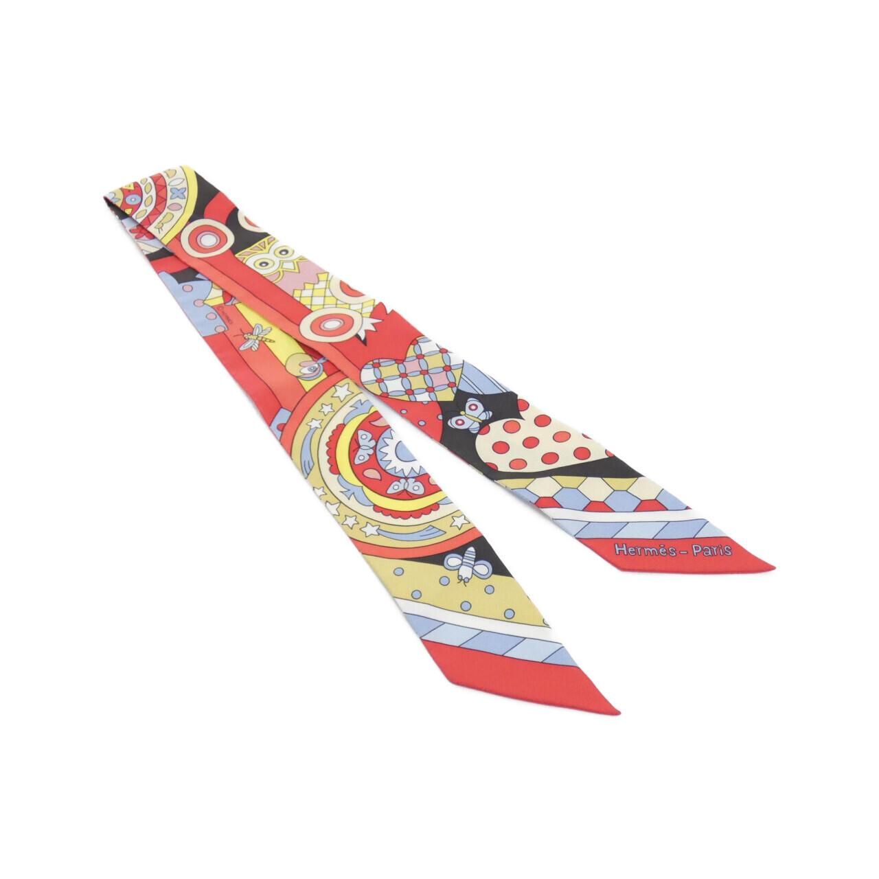 Hermes les Murmures de la Foret Twilly Scarf
