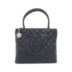Chanel Vintage Bag Handbag Black