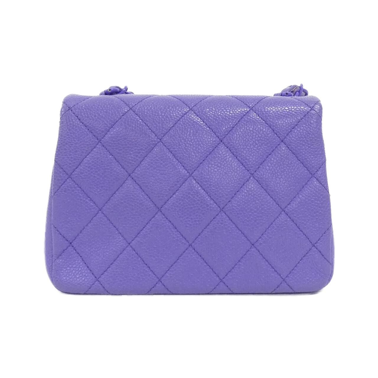 Chanel Shoulder Bag Purple — view 2