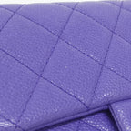 Chanel Shoulder Bag Purple — view 5