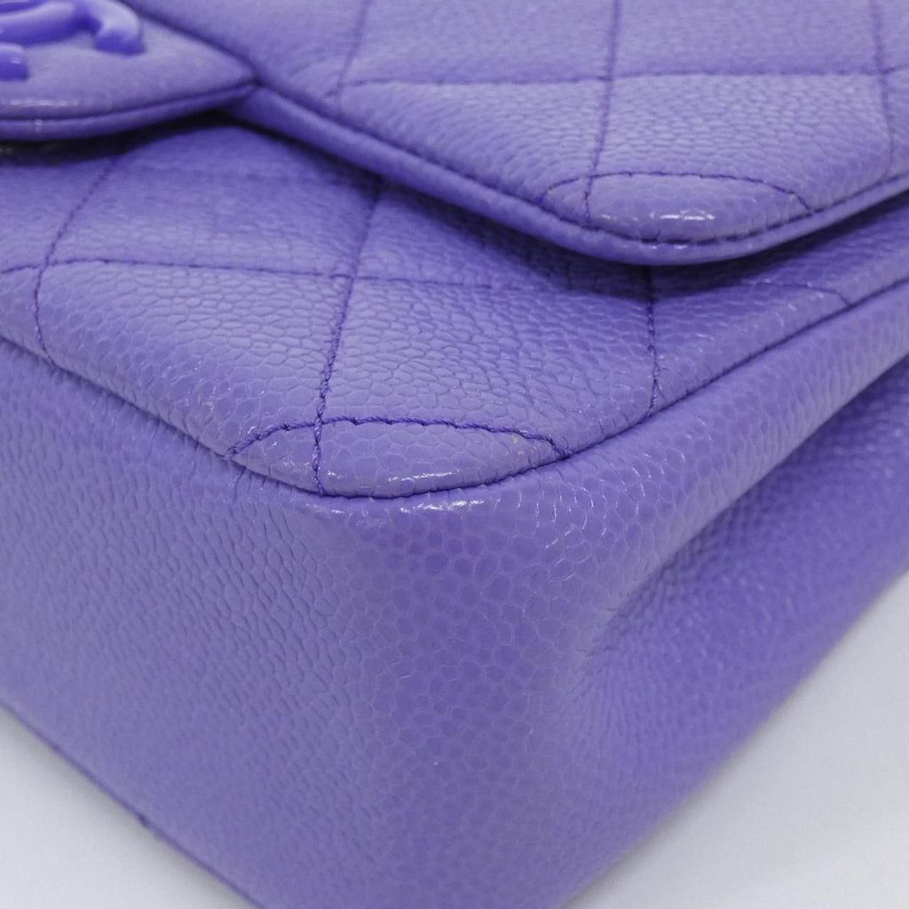 Chanel Shoulder Bag Purple — view 3