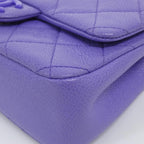 Chanel Shoulder Bag Purple — view 3