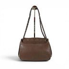 Chanel 2.55 Chain Shoulder Bag Caviar Leather Mademoiselle Lock Quilted Brown — view 3
