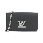 Louis Vuitton Epi Portefeuille Twist Chain Wallet Shoulder
