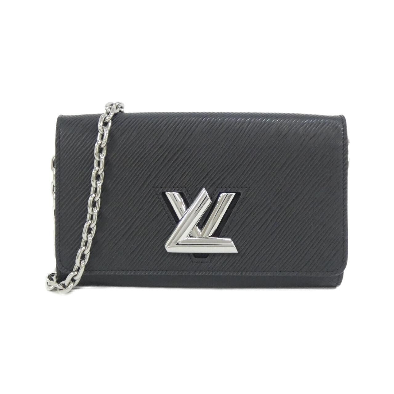 Louis Vuitton Epi Portefeuille Twist Chain Wallet Shoulder