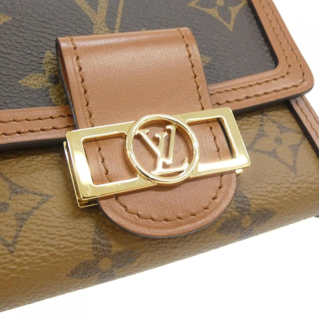 Louis Vuitton Monogram Portefeuille Dauphine Compact Wallet — view 3