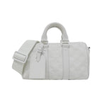 Louis Vuitton Taurillon Monogram Keepall Bandouliere 25 cm Boston