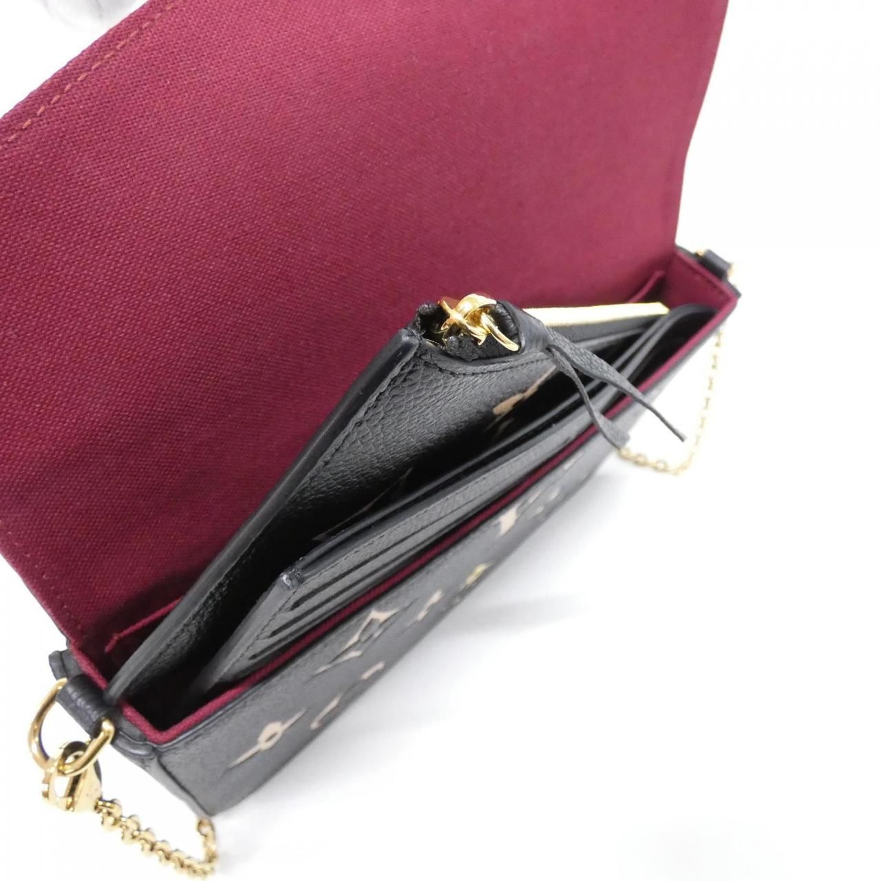 Louis Vuitton Bicolor Monogram Empreinte Pochette Felicity Shoulder — view 5