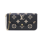 Louis Vuitton Bicolor Monogram Empreinte Pochette Felicity Shoulder