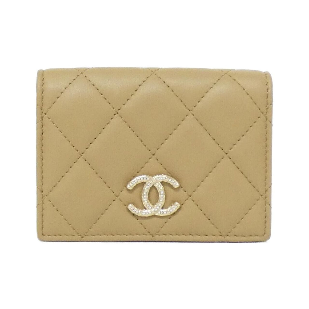 Chanel Card Case Card Holders Beige