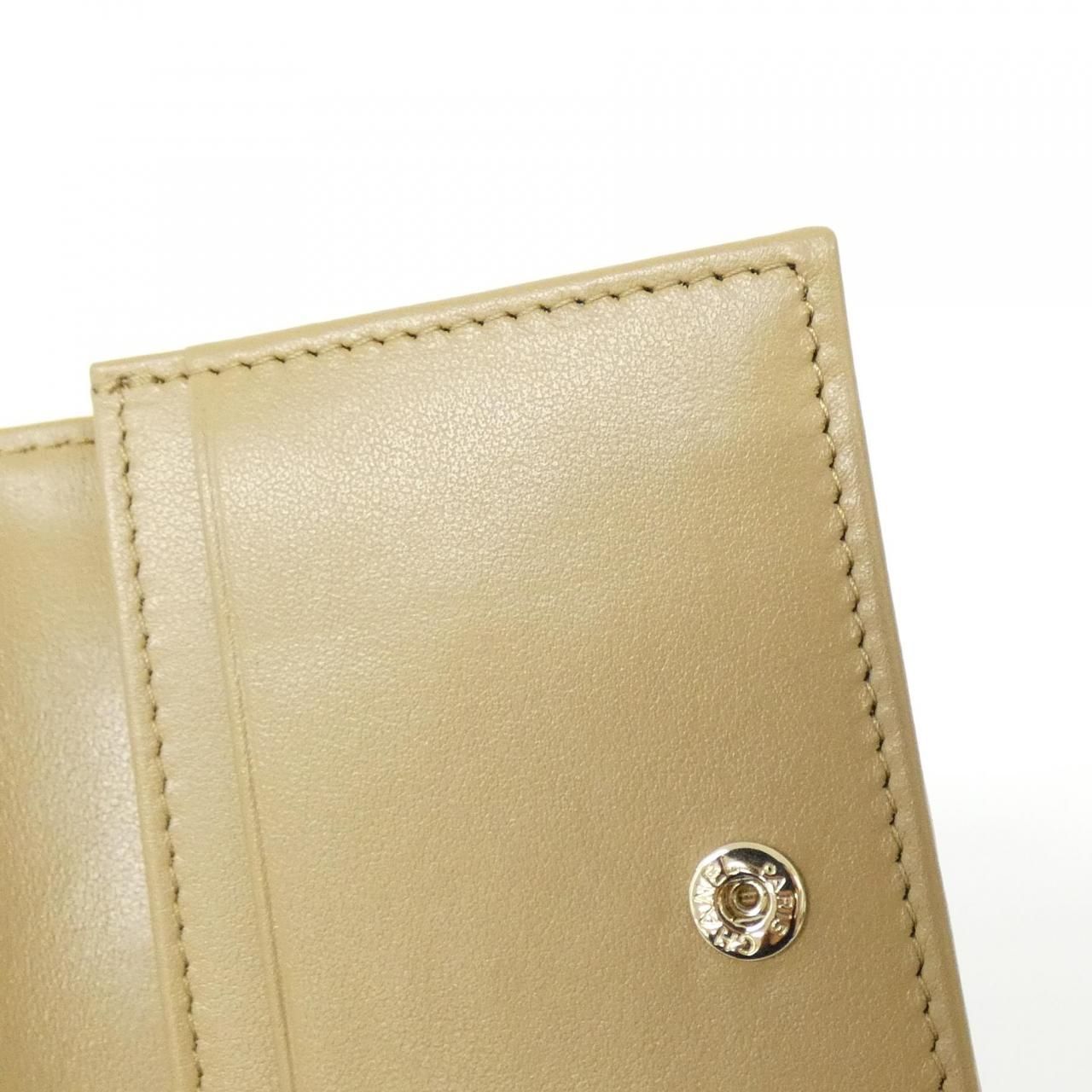 Chanel Card Case Card Holders Beige — view 6