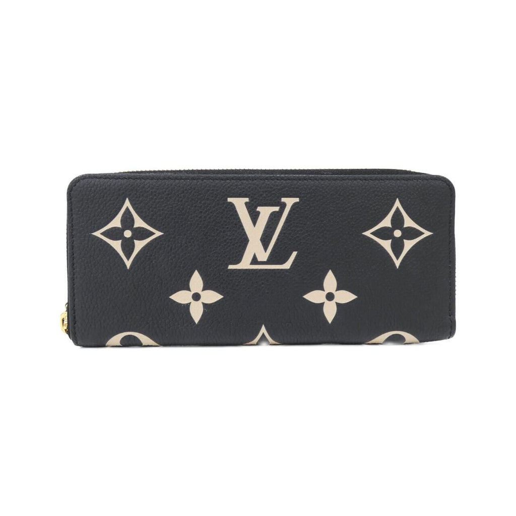 Louis Vuitton Bicolor Monogram Empreinte Portefeuille Clemence Wallet