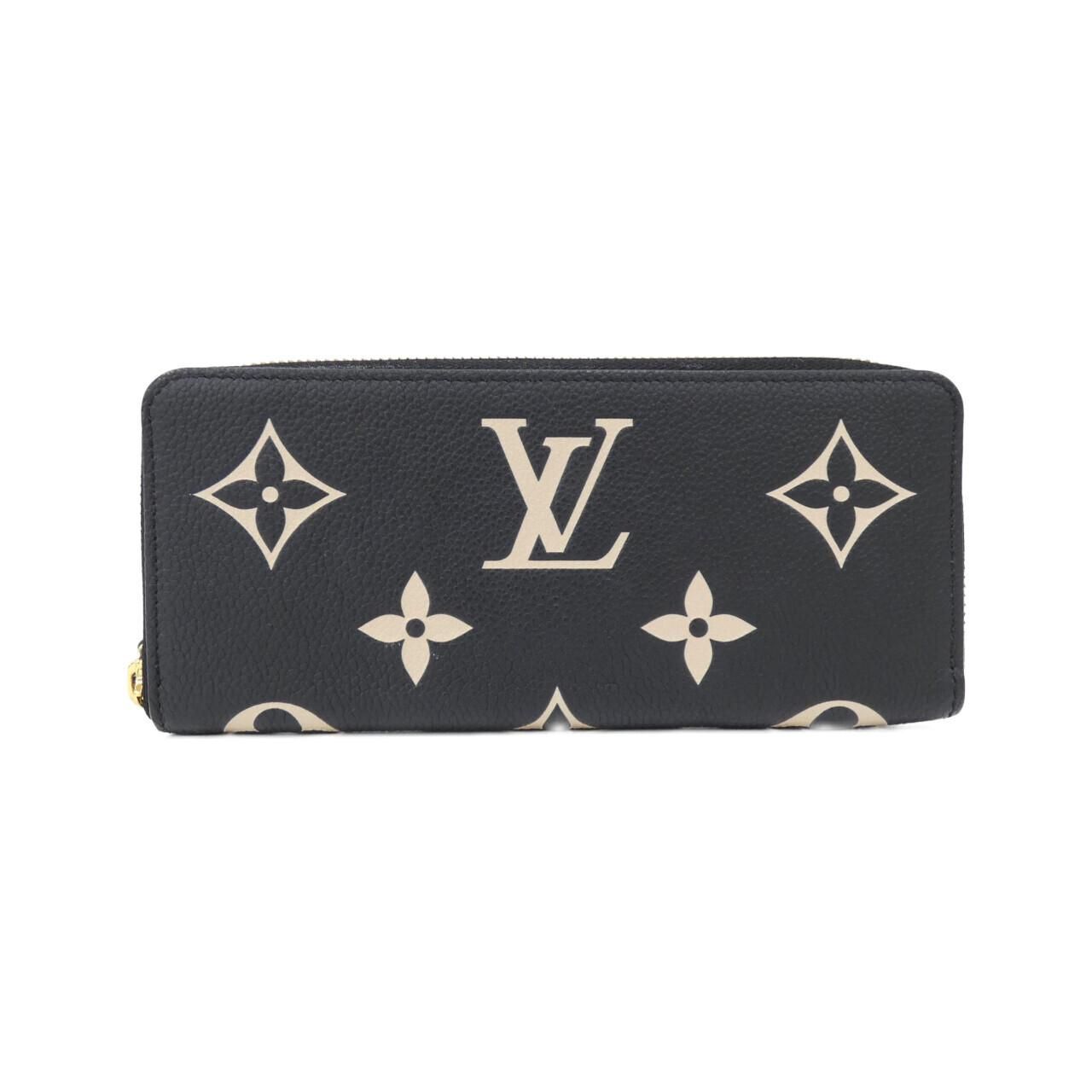 Louis Vuitton Bicolor Monogram Empreinte Portefeuille Clemence Wallet