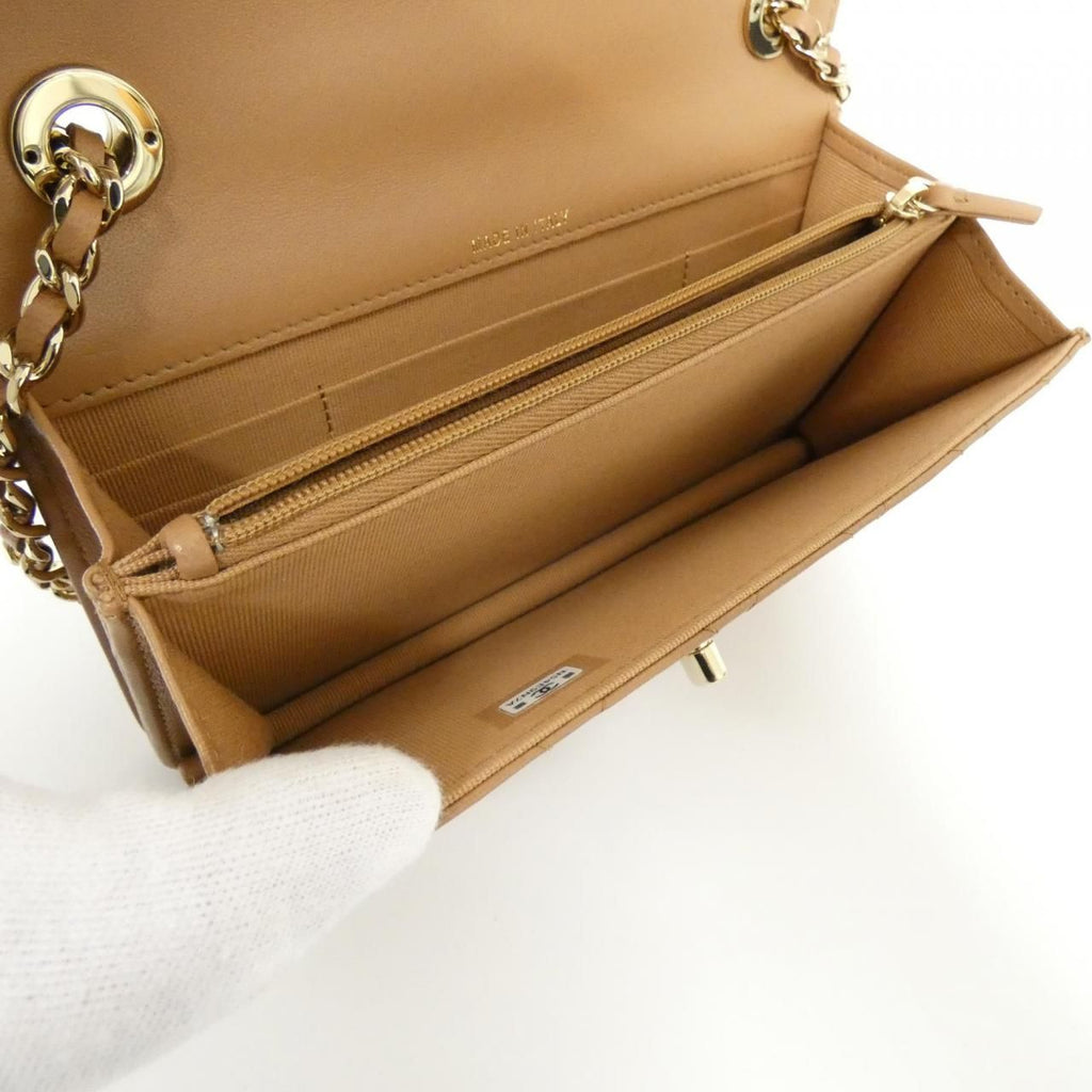 Chanel Chain Clutch Beige — view 9