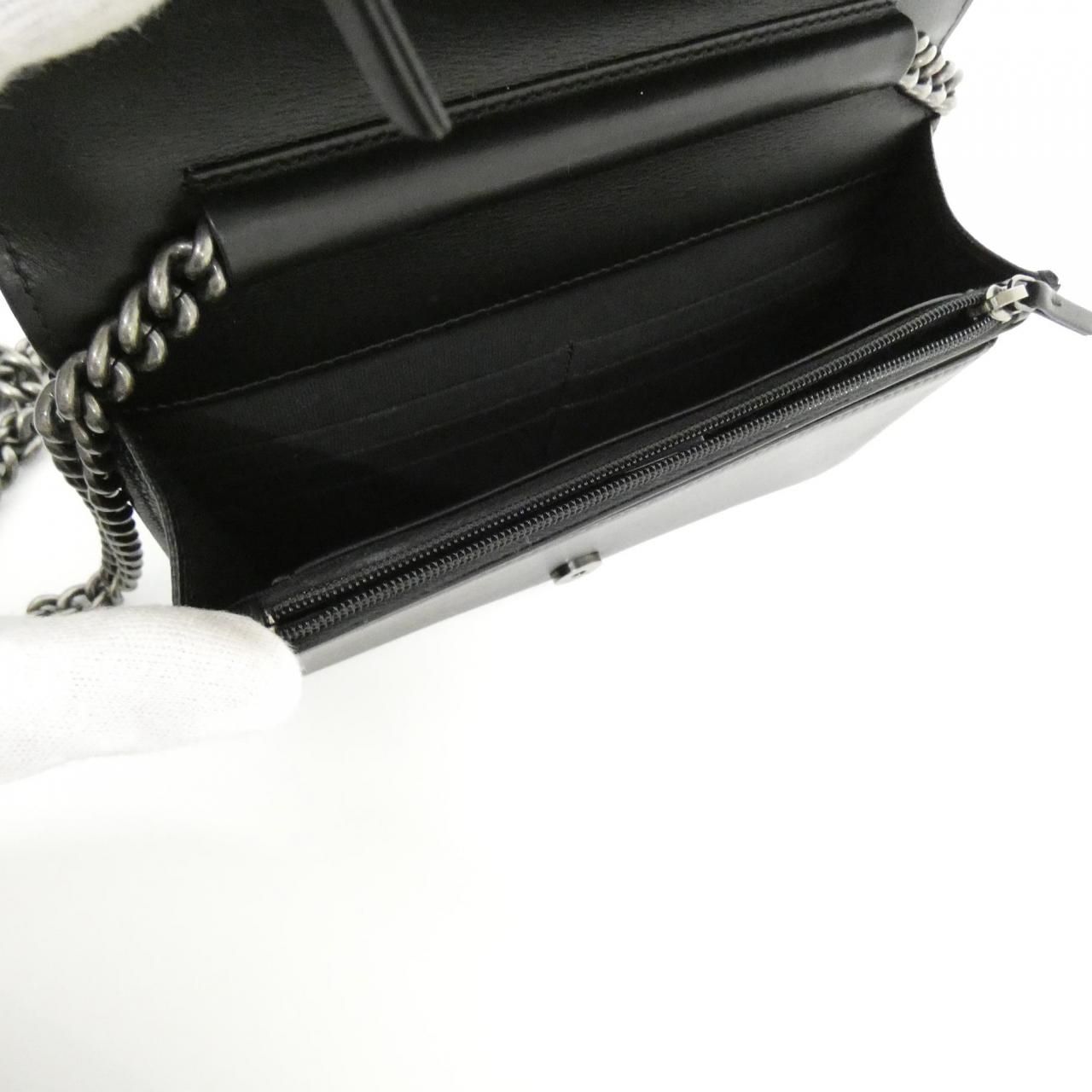 Chanel Boy Line Chain Wallet Shoulder — view 8