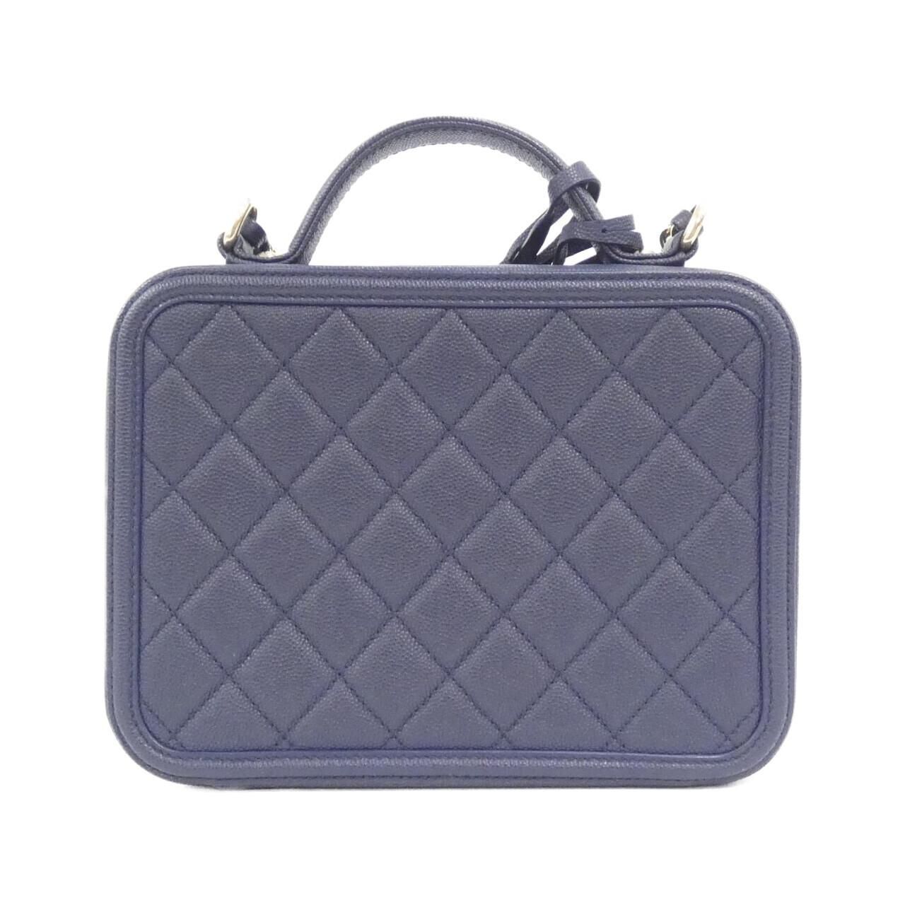 Chanel Shoulder Bag Navy — view 2