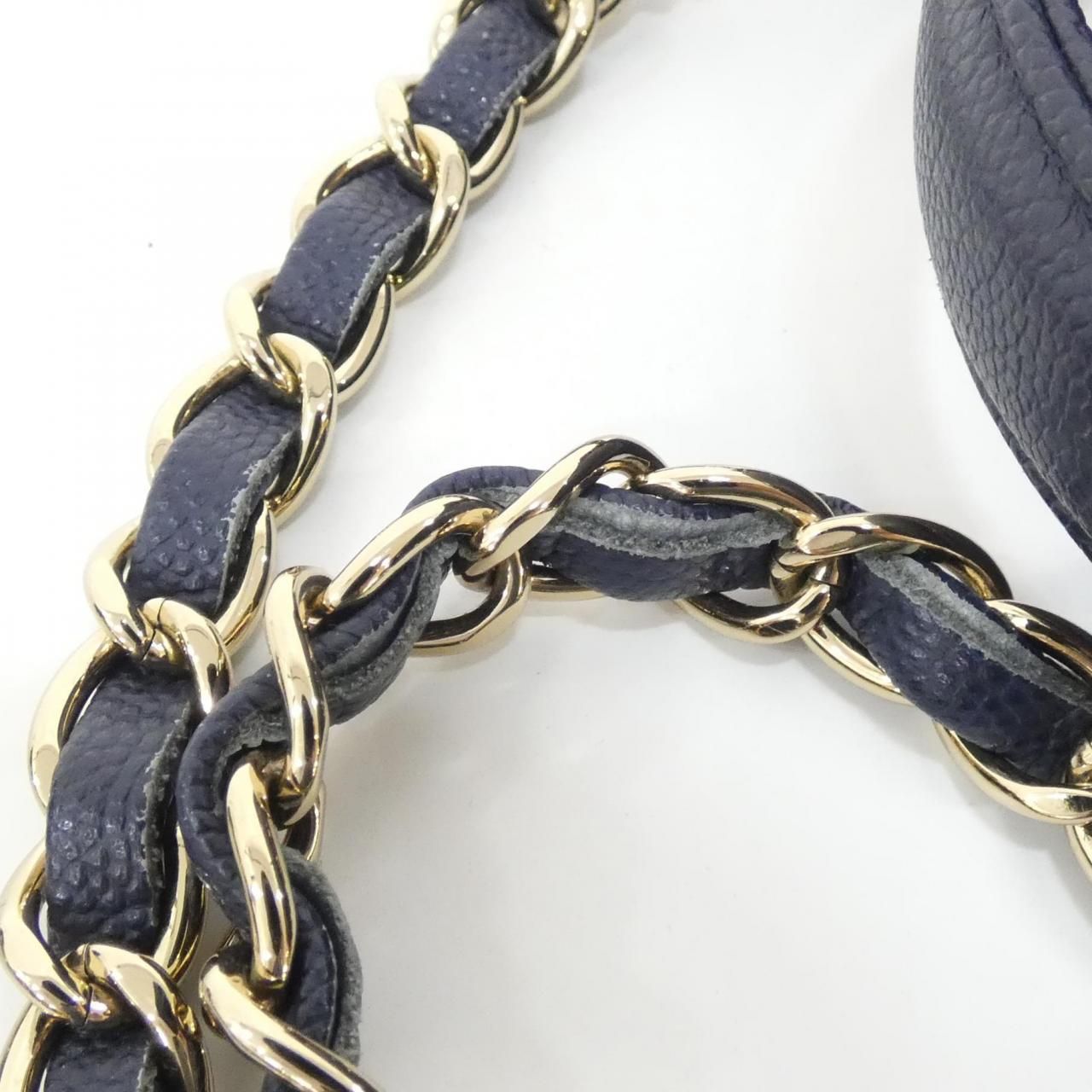 Chanel Shoulder Bag Navy — view 7