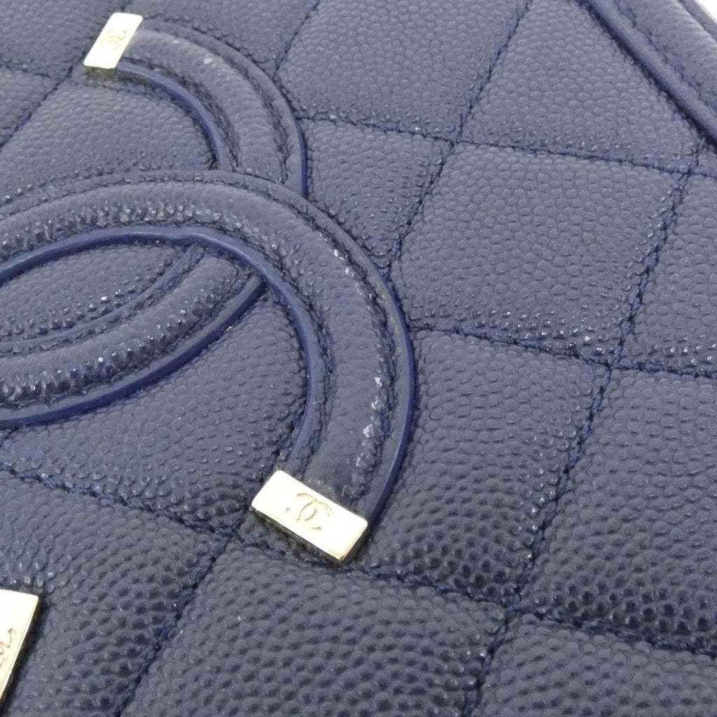 Chanel Shoulder Bag Navy — view 5