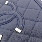 Chanel Shoulder Bag Navy — view 5