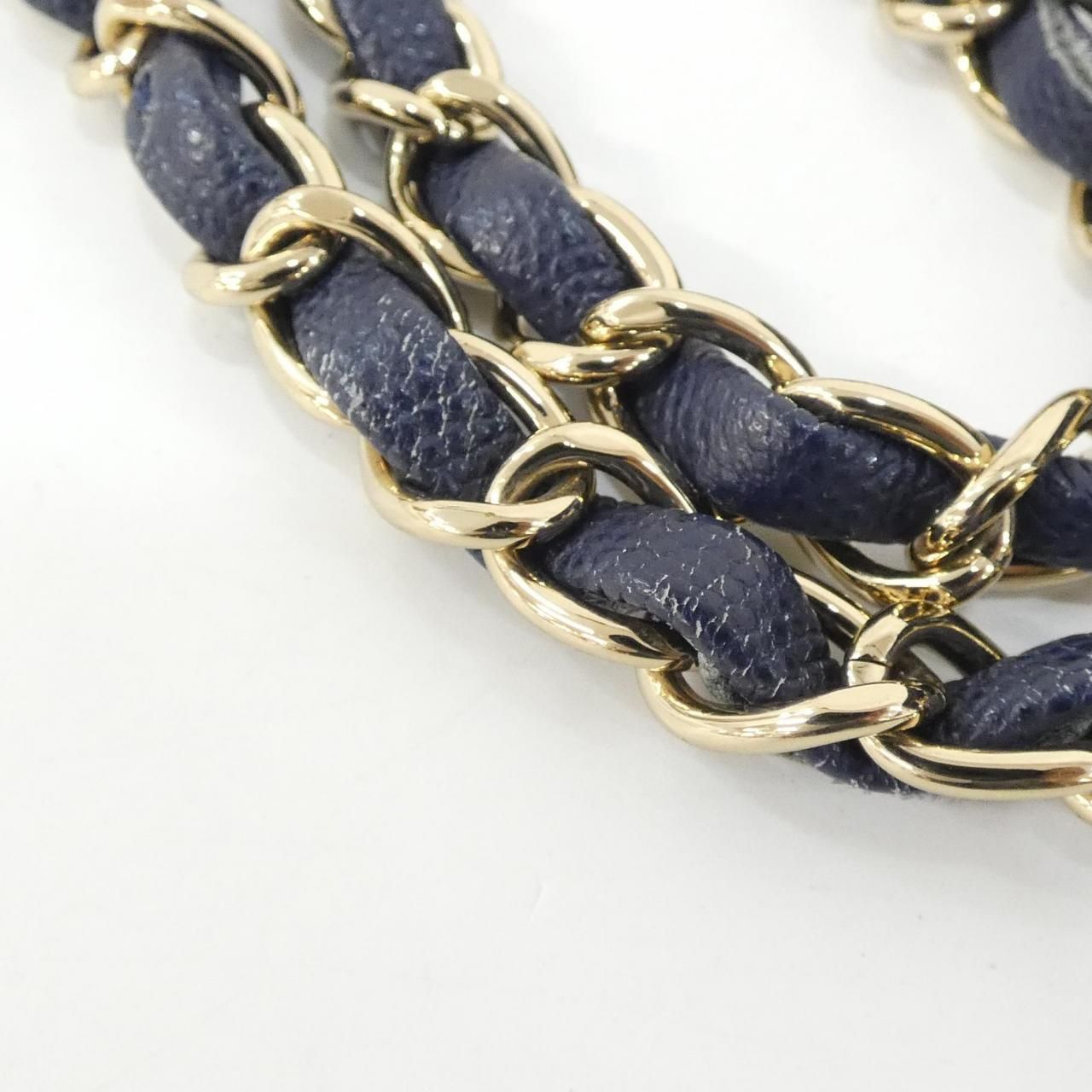 Chanel Shoulder Bag Navy — view 8