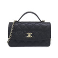 Chanel Chain Clutch Black
