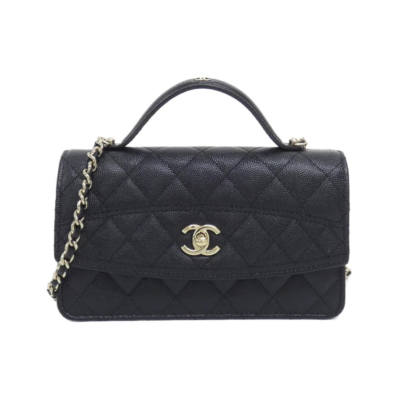 Chanel Chain Clutch Black