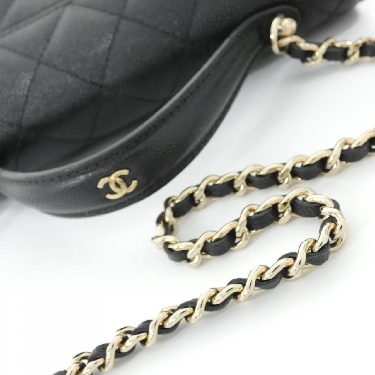 Chanel Chain Clutch Black — view 5