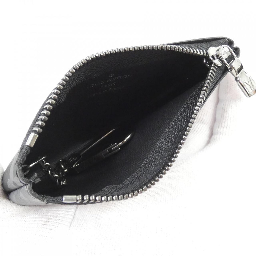 Louis Vuitton Monogram Eclipse Reverse Card Key Case Pochette Cles Coin & — view 5