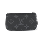 Louis Vuitton Monogram Eclipse Reverse Card Key Case Pochette Cles Coin & — view 2