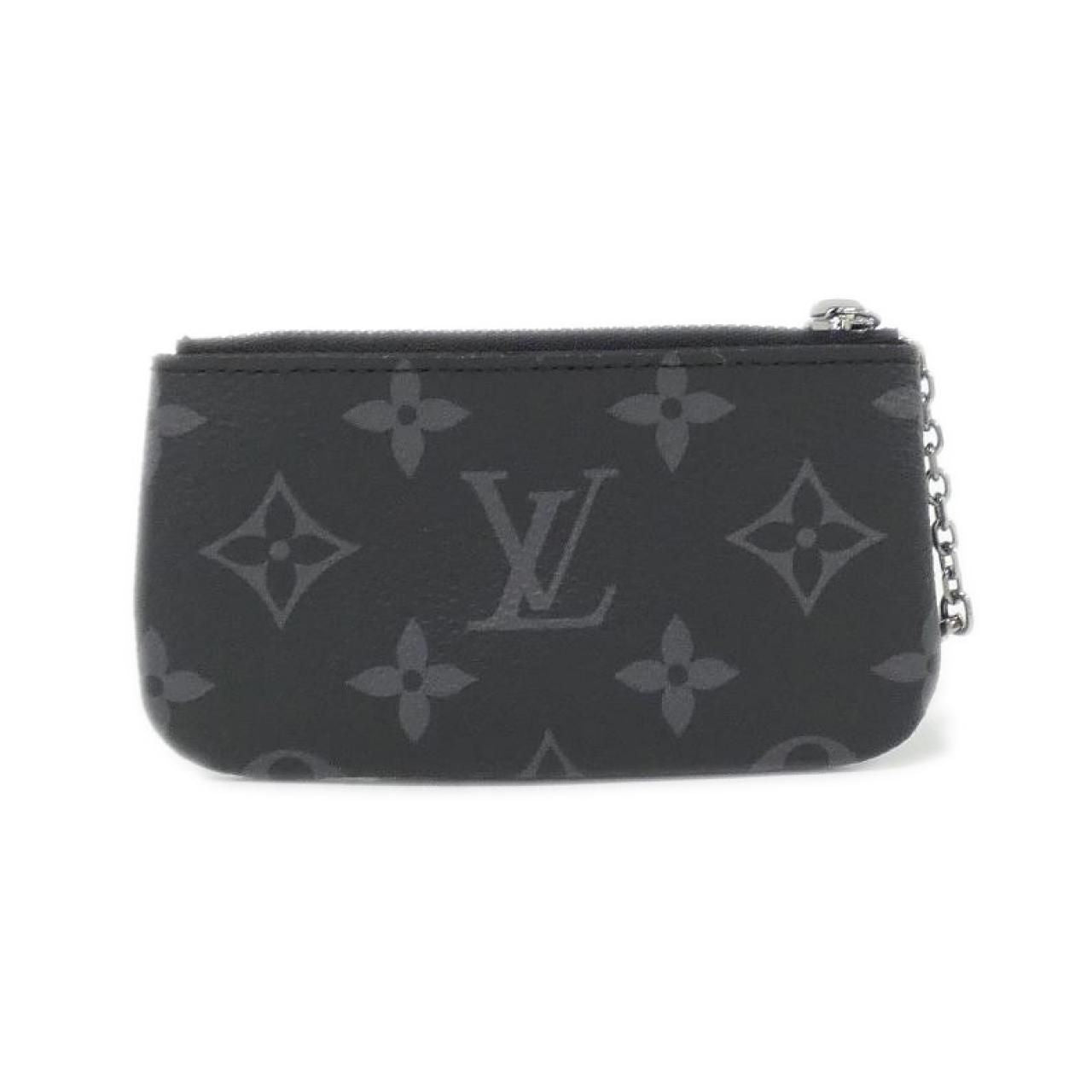Louis Vuitton Monogram Eclipse Reverse Card Key Case Pochette Cles Coin & — view 2
