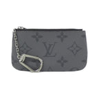 Louis Vuitton Monogram Eclipse Reverse Card Key Case Pochette Cles Coin &