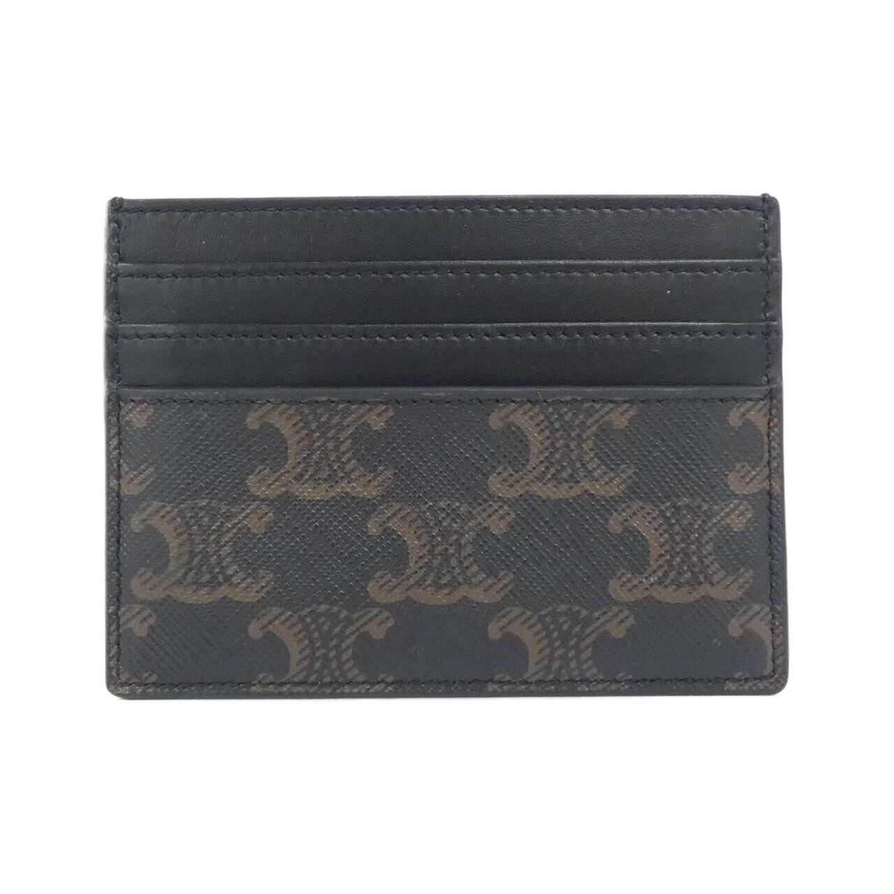 Celine Card Case Card Holders Black — view 2