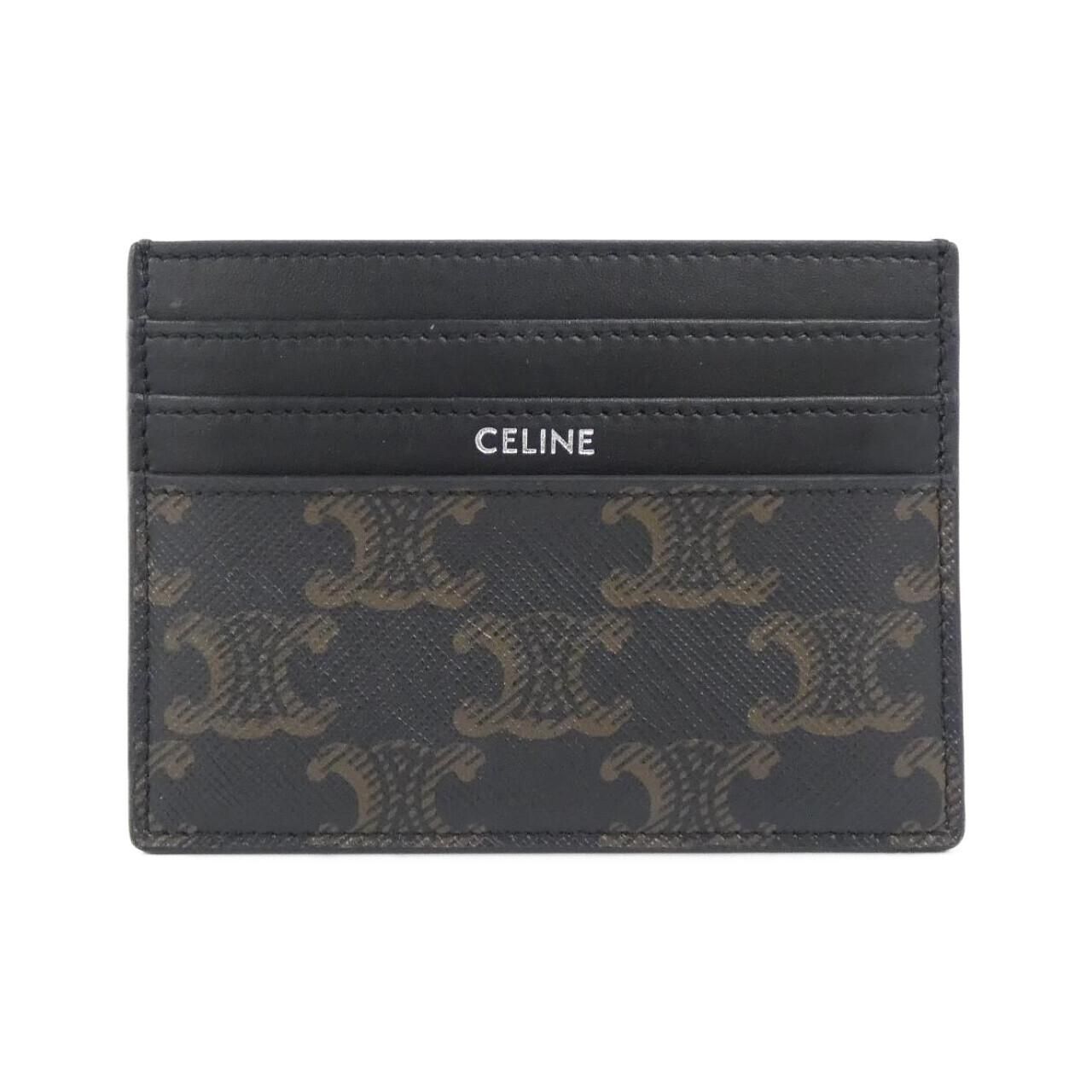 Celine Card Case Card Holders Black