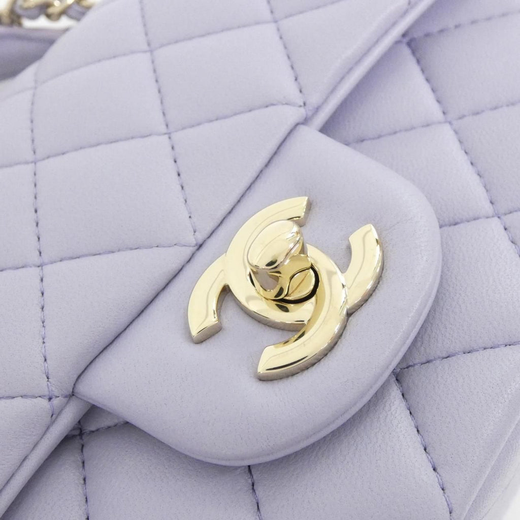 Chanel Bag Handbag Purple — view 4