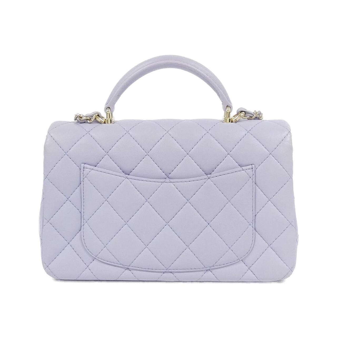 Chanel Bag Handbag Purple — view 2