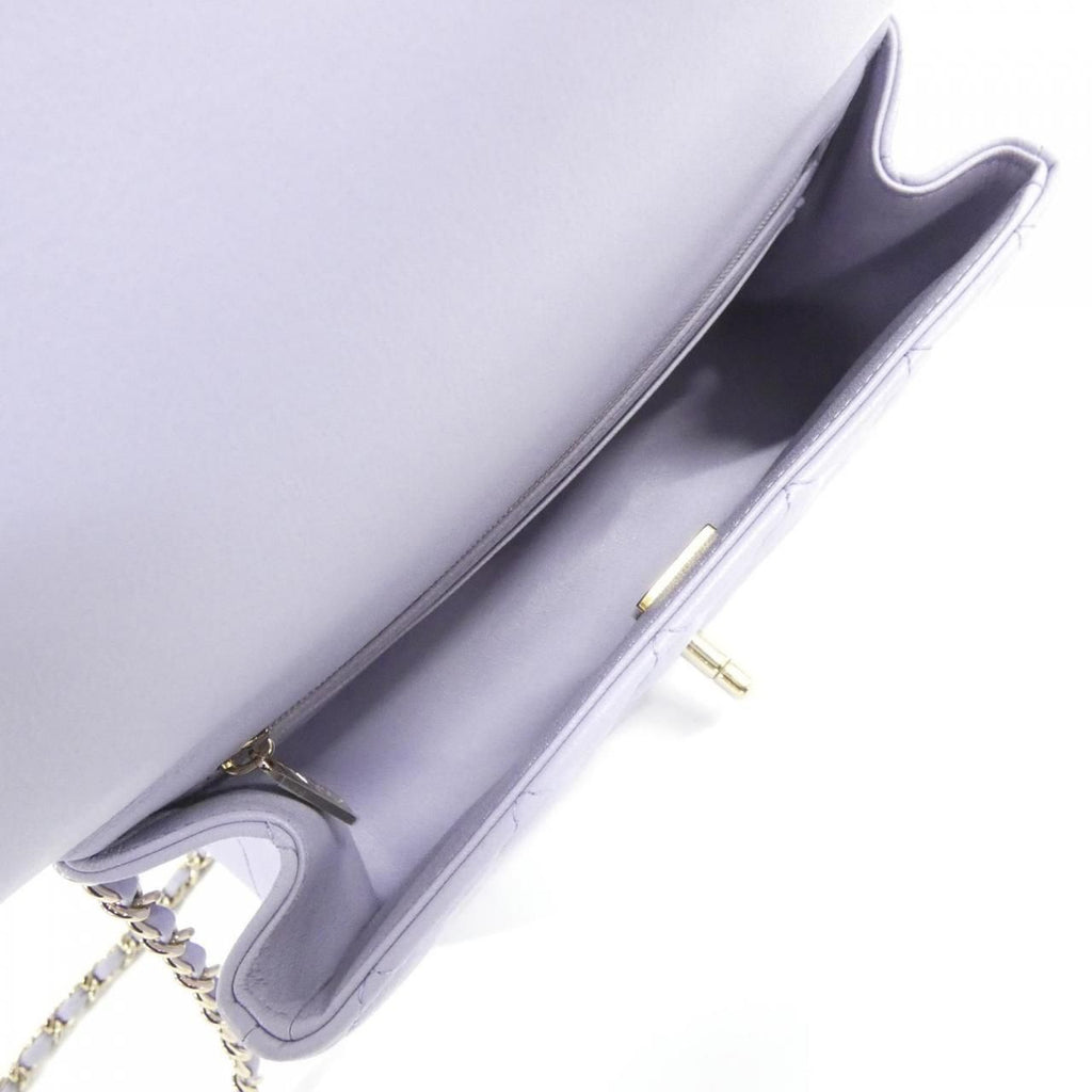 Chanel Bag Handbag Purple — view 8
