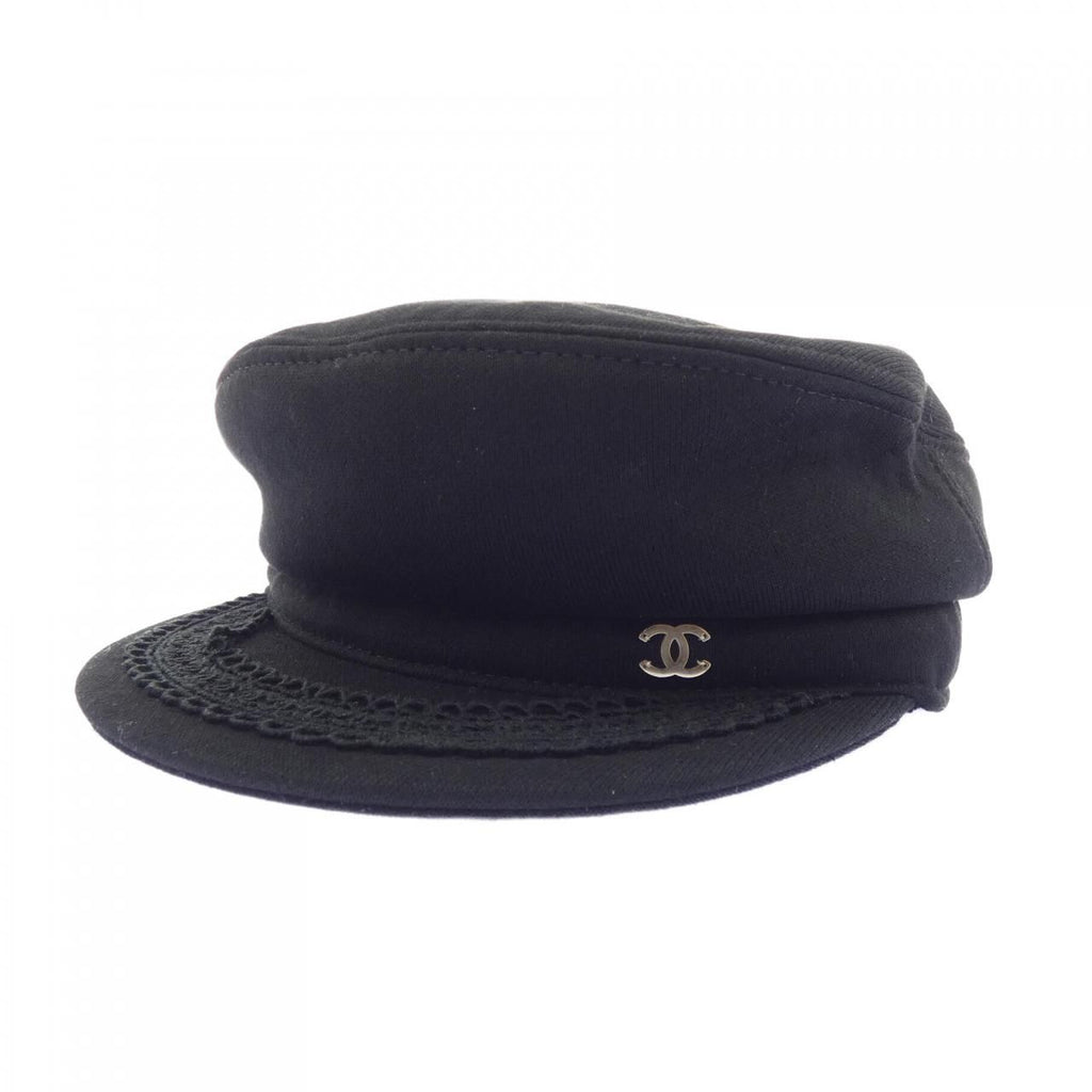 Chanel Cap Hat Black