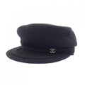Chanel Cap Hat Black