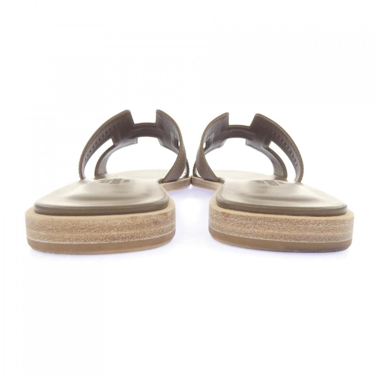Hermes Oran Sandals Beige — view 5